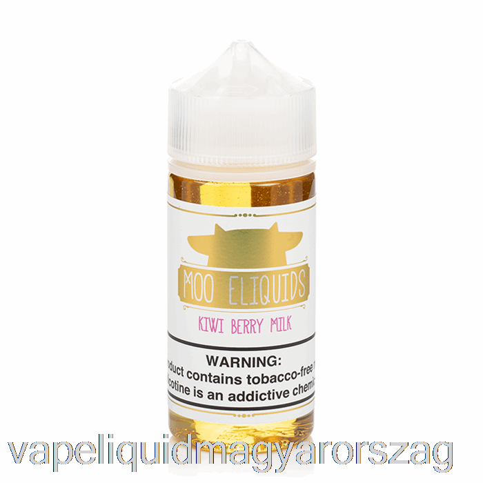 Kivi Bogyó Tej - Moo E-liquids - 100 Ml 6 Mg Vape E Cigi